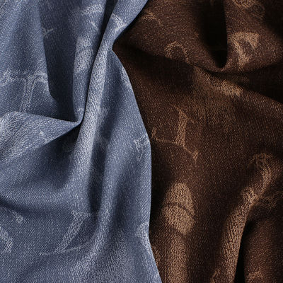 ผ้าเดนม PU ล้างหนัง Eco Friendly ผนังปลอมเบา