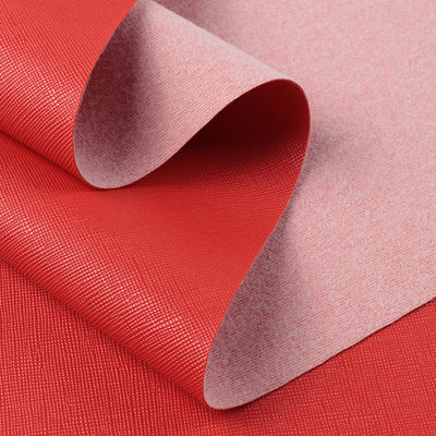 1.0 มิลลิเมตร ผ้า PVC ด้านแปรง คลาสสิค Saffiano กระเป๋าถือหนัง กระเป๋าเดินทาง โซฟา เฟอร์นิเจอร์อุปกรณ์เสริม