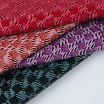 ผ้าหนังสังเคราะห์ PVC กระเป๋าหมากรุกหนังปลอมตามสั่ง