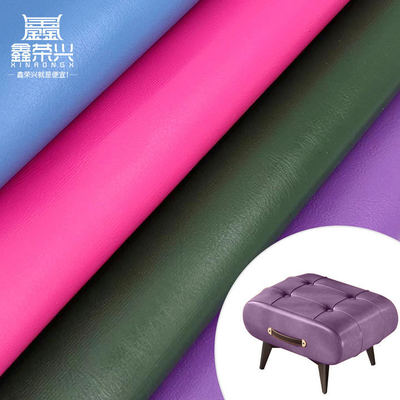 ผ้าหนังเทียมถัก PVC หนา 0.6 มม. สำหรับเฟอร์นิเจอร์และเบาะรถยนต์