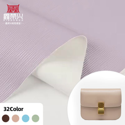 1.0 mm Thickness 137cm Width PU Synthetic Leather Fabric with 41 Colors Available for Handbag Shoes Wallet