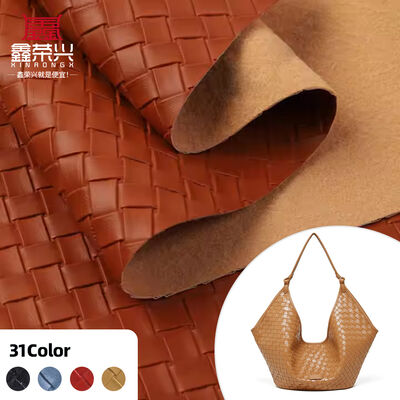 PVC 1.1mm Elastic Embossed Synthetic Leather Fabric Waterproof Sofa Bag Chair Car Seat Gloves Decorative Belt Lining