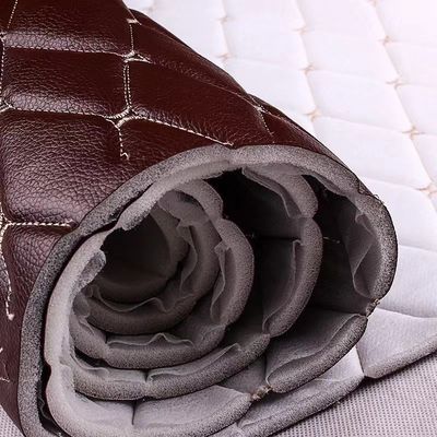 ผ้ารองเท้ารถยนต์ PVC วัสดุหนังปลอม เพชรสุกเพชร PVC สปองหนัง