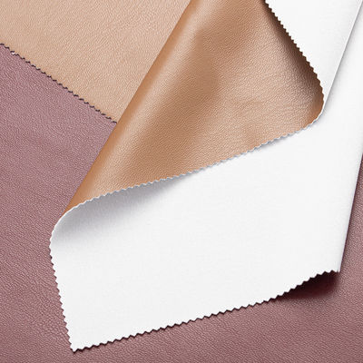 เสื้อผ้าเรียบ PU สิวผสมสี่ด้านยืดหยุ่นหนังเทียม