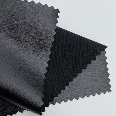 เสื้อผ้าเรียบ PU สิวผสมสี่ด้านยืดหยุ่นหนังเทียม