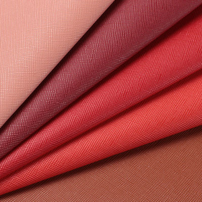 1.0 มิลลิเมตร ผ้า PVC ด้านแปรง คลาสสิค Saffiano กระเป๋าถือหนัง กระเป๋าเดินทาง โซฟา เฟอร์นิเจอร์อุปกรณ์เสริม