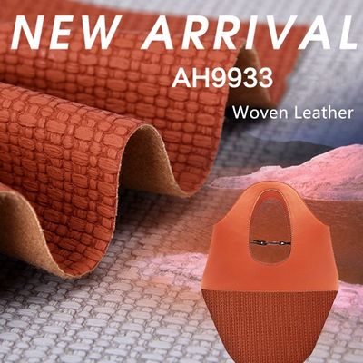 1.2 มิลลิเมตร สไตล์ เนื้อแบบ PVC กระเป๋าสะพายหนัง Placemat วอลเปเปอร์ตกแต่งกล่องเครื่องสําอาง