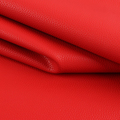 กระเป๋าถือ Lychee PU เนื้อหนังเท็จ เนื้อหนัง PU ฟรีสารละลาย