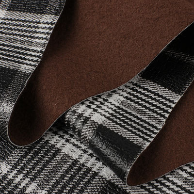 สบายใจ กระเป๋าสตางค์เท็จ PU หนัง สกอตแลนด์สไตล์ Plaid Soft Velvet ด้านล่าง