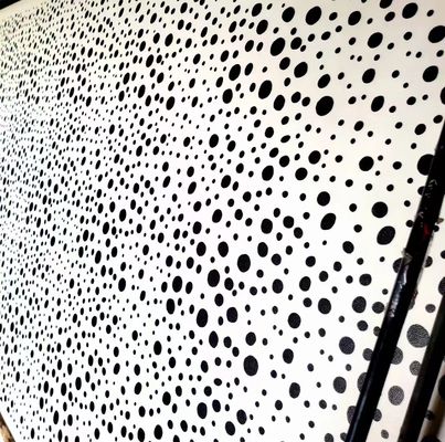 Polka Dot PU ผิวหนังเท็จ ผัดนุ่ม ด้านล่าง ผิวหนังผ้าพอลิอุเรธาน