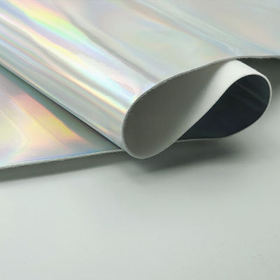 กระจกเลเซอร์ PUหนังและหนังเทียม กันน้ํา Gradient น้ําสะท้อนเงิน
