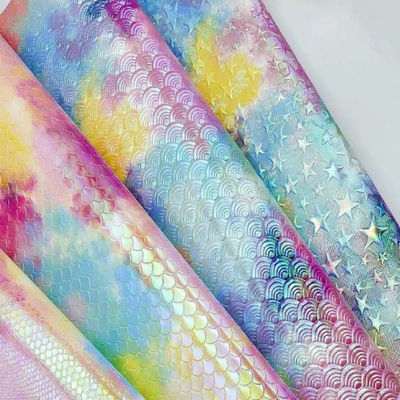 ใส่เลเซอร์ได้หลายประเภท สี PU ผิวหนัง กันน้ํา PU ผิวหนังปลอม สีสัน