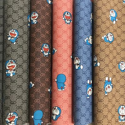 พิมพ์การ์ตูน GD Letter Jingle Cat PVC กระเป๋าหนังปลอม กระเป๋าโทรศัพท์ กระเป๋ากล่องผ้าหนัง