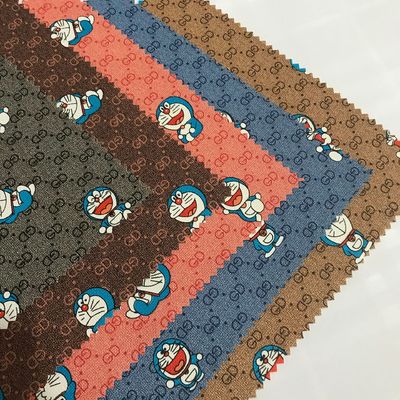 พิมพ์การ์ตูน GD Letter Jingle Cat PVC กระเป๋าหนังปลอม กระเป๋าโทรศัพท์ กระเป๋ากล่องผ้าหนัง