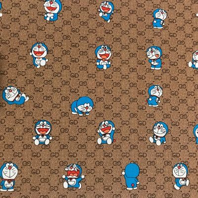 พิมพ์การ์ตูน GD Letter Jingle Cat PVC กระเป๋าหนังปลอม กระเป๋าโทรศัพท์ กระเป๋ากล่องผ้าหนัง