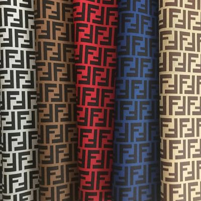 พิมพ์ตัวอักษร F สองตัว PVC กระเป๋าหนังเทียม กระเป๋าสตางค์ กระเป๋าเงิน กระเป๋าโทรศัพท์ กระเป๋าสตางค์ของขวัญ ผ้าหนัง