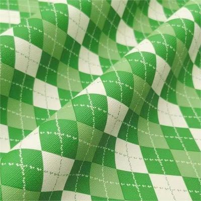 กระเป๋าสตางค์ Custom Printed Patterned Fux Leather Fabric PVC Geometric Diamond กระเป๋าสตางค์กระเป๋าสตางค์