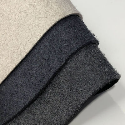 สีหนังไมโครไฟเบอร์ PU แบบจําลองสําหรับรองเท้า รีทโร รูปแบบผิวผิวเผา