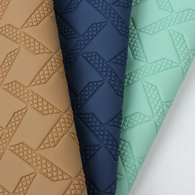 แผ่นพื้นรถยนต์ที่กําหนดเองหนัง เนื้อผ้าแบบ PVC วัสดุหนังต้านผง