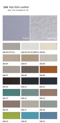 0ความหนา.8 มิลลิเมตร ผิวหนังพีวีซีที่เคลือบขนาบละเอียด ผิวหนังที่เคลือบขนาบด้วยผ้า สําหรับเฟอร์นิเจอร์