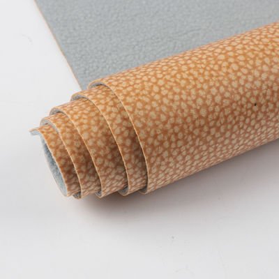 เนื้อผิวหนัง Litchi 1.2mm เนื้อผิวหนังที่หายใจสําหรับโซฟา / หมอน