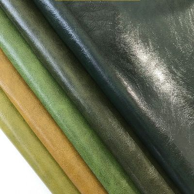 ผ้าหนังสีน้ํามันวาคซ์ วินเทจ โซฟา ที่นั่ง เฟอร์นิเจอร์หนังปลอม