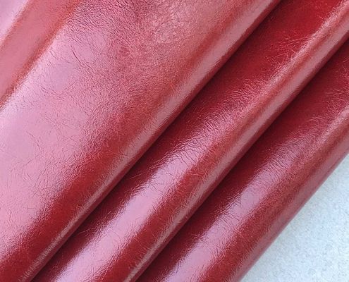 ผ้าหนังสีน้ํามันวาคซ์ วินเทจ โซฟา ที่นั่ง เฟอร์นิเจอร์หนังปลอม