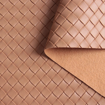 กระเป๋าสะพายมือผิวพรรณผิวหนังเทียม PVC เนื้อผ้าผิวหนังเทียม