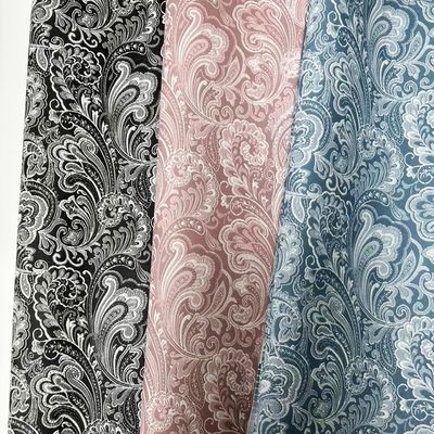 PVC สไตล์หนังพิมพ์ดอกไม้หนังเทียมสังเคราะห์ สําหรับกระเป๋า แพ็คเกจ โน๊ตบุ๊ค โทรศัพท์ Shell ผ้าหนังเทียม