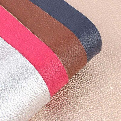 PU เร็กซีนลิตชี่หนังสังเคราะห์สําหรับกระเป๋า กระดาษผนัง กระเป๋าเงิน รองเท้า หนังสือพิมพ์ที่มีวัสดุหนังปลอม