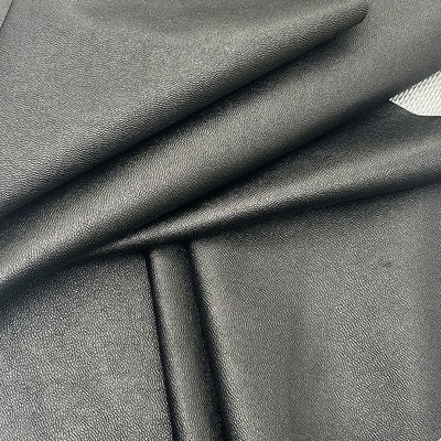 หนังเทียมลายหนังแกะ PVC ยืดได้ ปิดทึบแสง กันน้ำ สีดำ