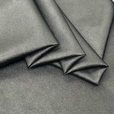 หนังเทียมลายหนังแกะ PVC ยืดได้ ปิดทึบแสง กันน้ำ สีดำ