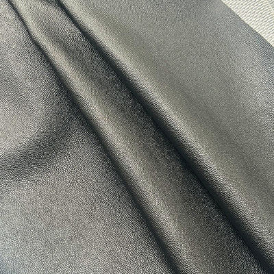 หนังเทียมลายหนังแกะ PVC ยืดได้ ปิดทึบแสง กันน้ำ สีดำ