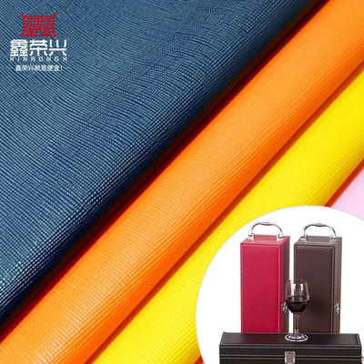 PVC ผิวหนังสังเคราะห์ประดิษฐ์สําหรับกระเป๋าสตางค์ กระเป๋าสตางค์กระเป๋าสตางค์ โน๊ตบุ๊ก ผ้าหนัง