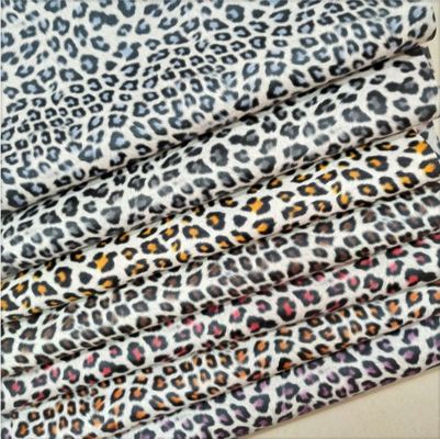 ขายปลีก PVC Leopard ผนังเทียมประดิษฐ์สําหรับกระเป๋า Notebook โทรศัพท์