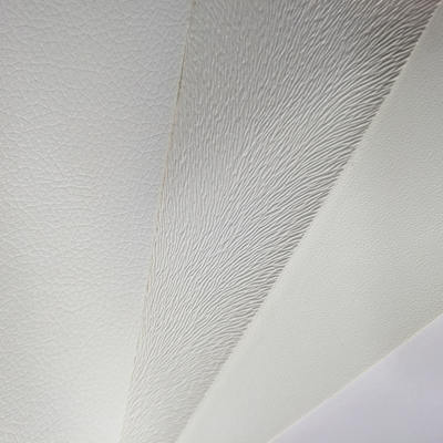 พีวีซี สีขาว พิมพ์ดิจิตอลลายลายหนังสังเคราะห์ สําหรับกระเป๋า โน๊ตบุ๊ก โทรศัพท์ เปลือกกระเป๋าโต๊ะ Mat ผ้าหนังเทียม