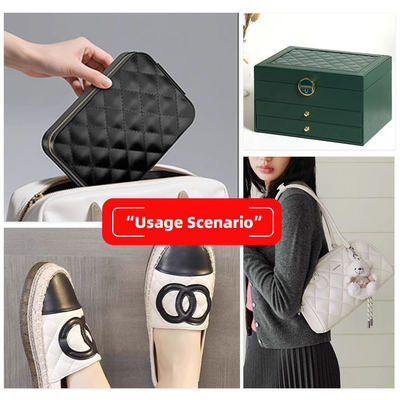 1.8 มิลลิเมตร หนา PVC สายขีด-สลัก สินทรีย์หนังเทียม กระเป๋ากันน้ํา กระเป๋าเตียงโต๊ะ รองเท้า กระเป๋าสตางค์ แต่งรัดเข็มขัด โซฟา