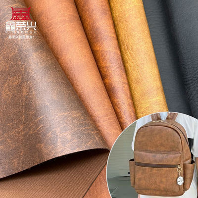 หนังเทียมสังเคราะห์ลายช้าง PVC ขนาด 1.4 มม. สำหรับกระเป๋า กระเป๋าสตางค์ เครื่องใช้ในครัวเรือน โซฟา วัสดุหนังเทียม