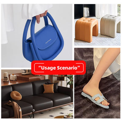 ผ้าหนังผสมผสม PVC สําหรับเฟอร์นิเจอร์ 57/58" กันน้ําทนทานต่อการบด