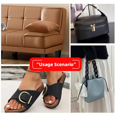 ผ้าผ้าเทคโนโลยีหนัง Semi PU สําหรับกระเป๋า โซฟา ที่นั่งรถ