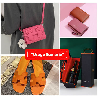 หนังเทียมลาย Saffiano PVC สำหรับเฟอร์นิเจอร์ กว้าง 54 นิ้ว