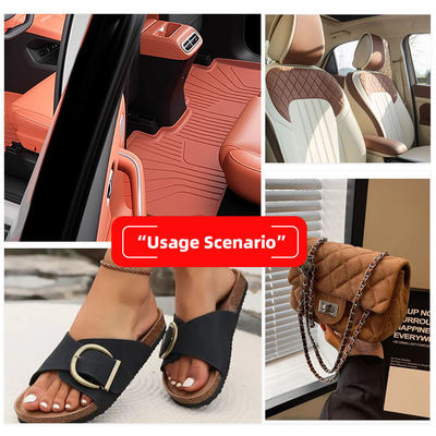 PVC Rhombus Punching Embossed Styleหนังสังเคราะห์ประดิษฐ์สําหรับรถเท้า ที่นั่งรถ โซฟาตกแต่งกระเป๋าผ้าหนังปลอม