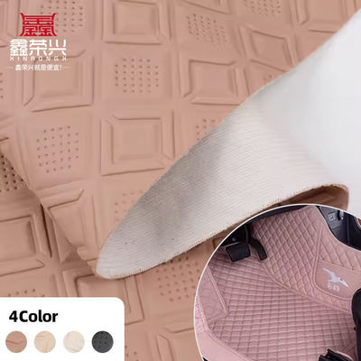 PVC Diamond Punching Embossed Styleหนังสังเคราะห์ประดิษฐ์สําหรับรถเท้า ที่นั่งรถ โซฟาตกแต่งกระเป๋าผ้าหนังปลอม