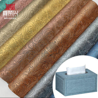 กระเป๋าสตางค์หนังเทียมลายดอกไม้ PVC กล่องรองเท้า Ntoebook หนังเทียมสังเคราะห์