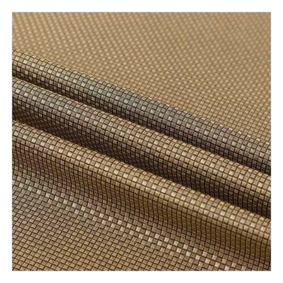 ผ้าหนังเทียมลายไข่มุกสีอ่อน PVC โครงโลหะ ลายสานขนาดเล็ก สำหรับทำบรรจุภัณฑ์ กระเป๋าสตางค์ กล่อง รองเท้า สมุดโน้ต