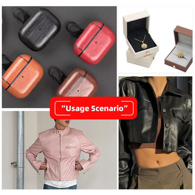 สายพัดยืดหยุ่น PU สายคาร์บอน สายพัดสลามาท ผิวหนังสังเคราะห์สําหรับกระเป๋าเสื้อผ้า