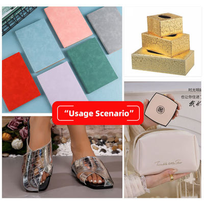 Pvc Crocodile XR- Golden Grass Root Grain Synthetic Leather Wallet Case Shoes Notebook Leather Fabric