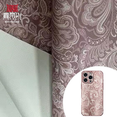 Floral Printed PVC Synthetic Artificial Leather Fabric for Bag Notebook Phone Shell Sofa Craft Use Floral Printed Faux Leather