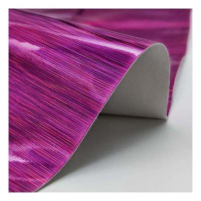 Rainbow Pu Holographic Wire-drawing Figure Embossed Artificial Faux Leather Shoes Vanity Case Handbag Notebook Leather Fabric