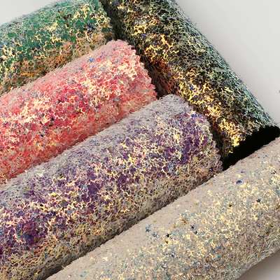 PU แผ่นผ้ากระจ่างกระจ่างกระจ่าง กระจกหนังสังเคราะห์สําหรับรองเท้า กระเป๋ากระเป๋าโบว์ แคร์ท์หมวก ผ้าหนังปลอม